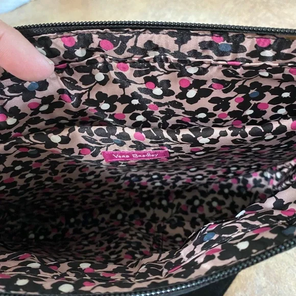 Vera Bradley Classic Black Iconic Messenger Bag - Picture 5 of 11